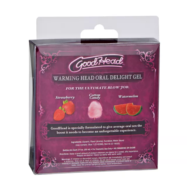Good Head Oral Delight Gel 3 Pack - 2 oz. at Spencer's