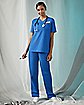 Adult Blue Medical Scrubs Costume