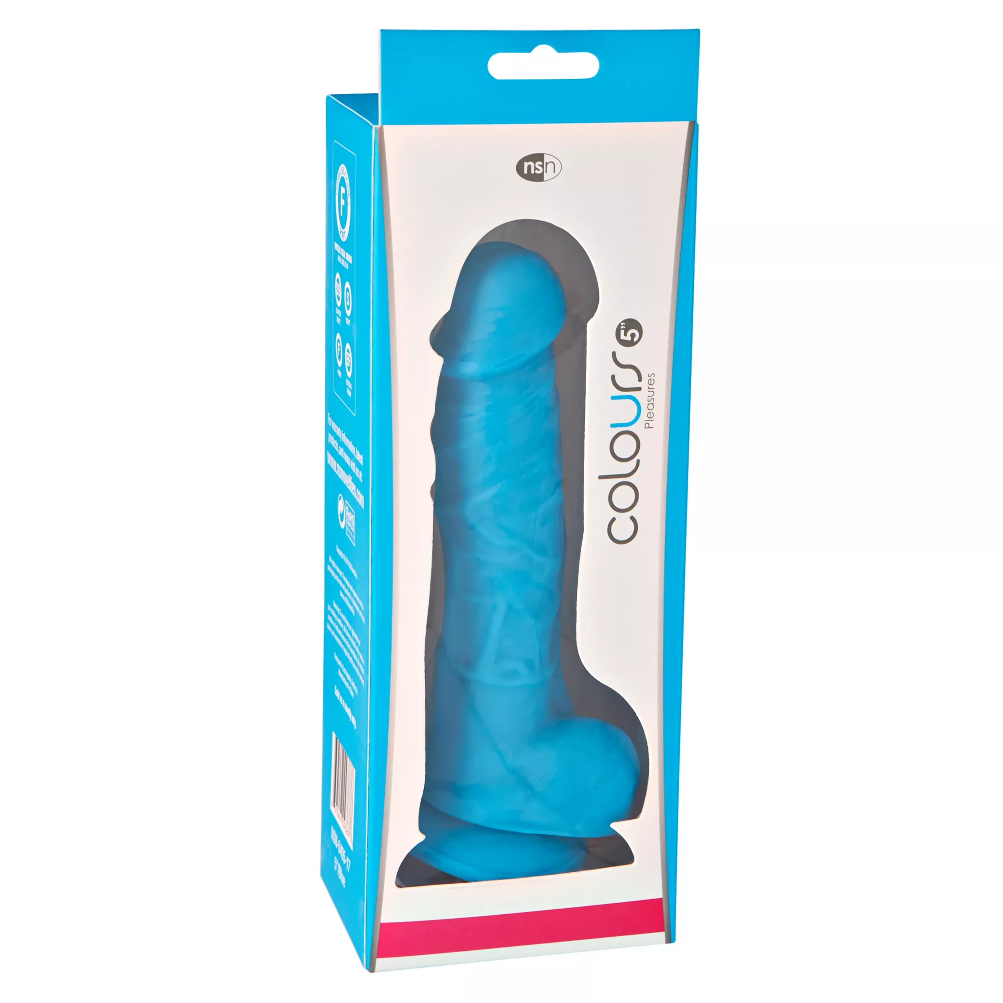 Colours Pleasures Dildo - 5 Inch Blue at Spencer's