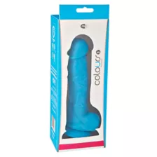 Colours Pleasures Dildo - 5 Inch Blue at Spencer's