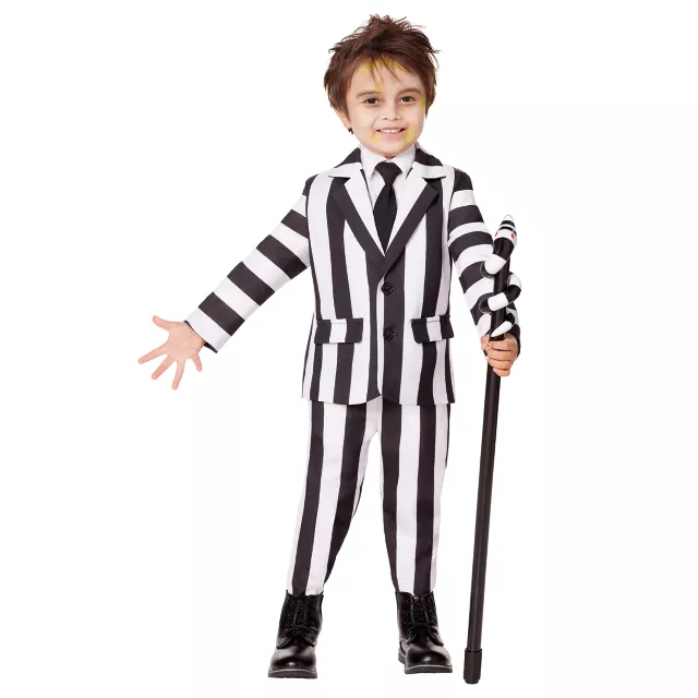 Toddler Beetlejuice Striped Suit at Spirit Halloween