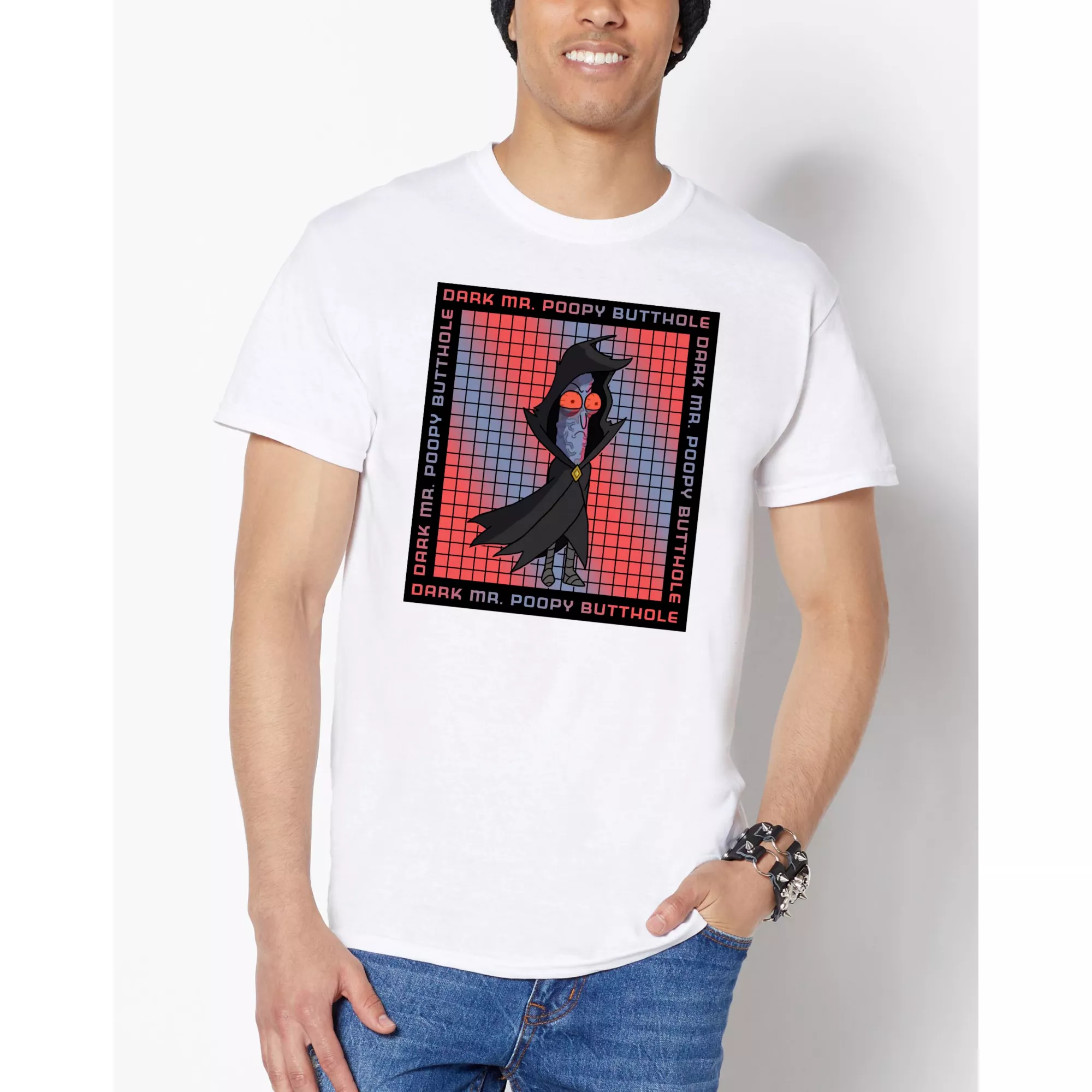 Evil Mr. Poopybutthole Episode 6 T Shirt - Rick and Morty at Spirit Halloween