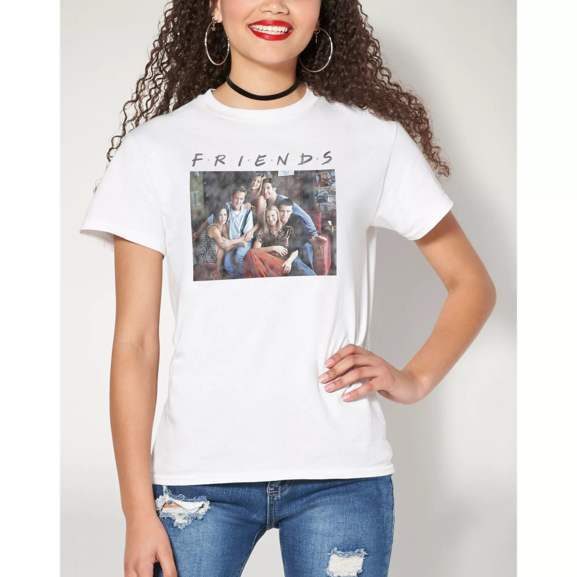 Friends Group Photo T Shirt at Spencer's