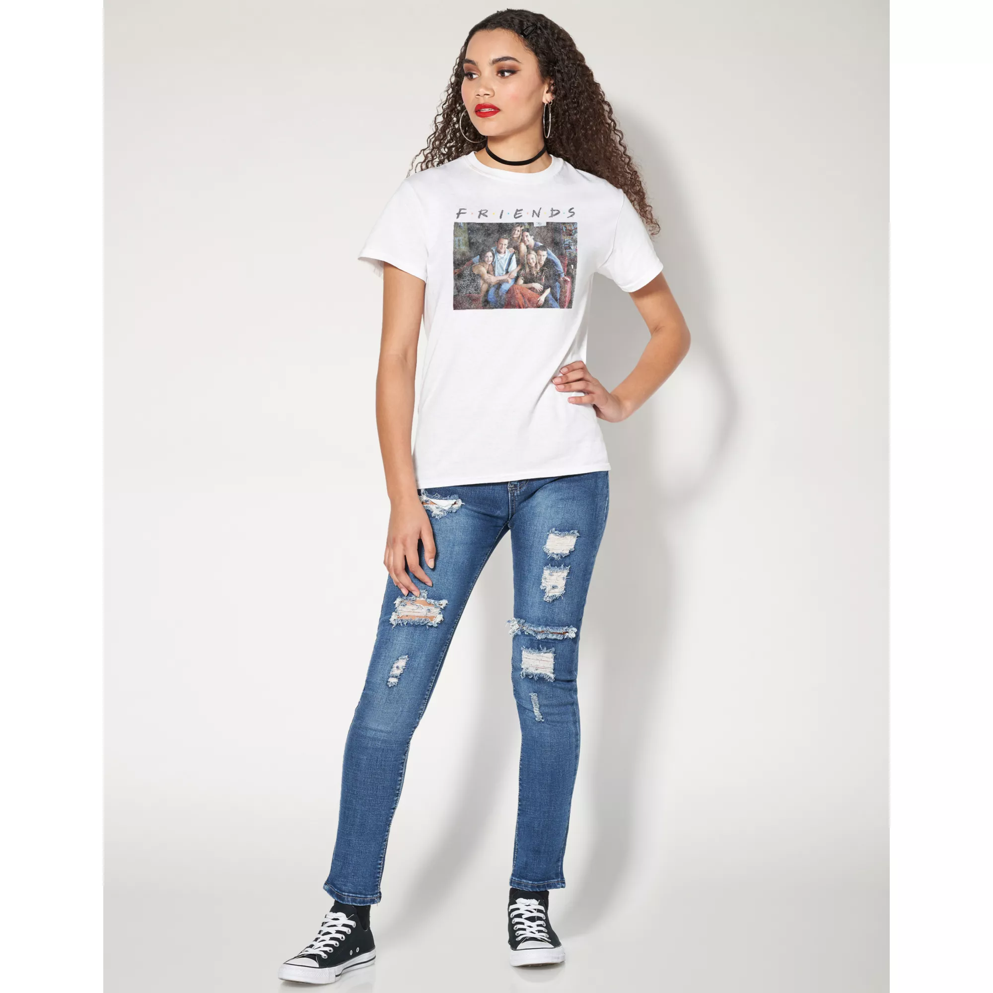 Friends Group Photo T Shirt at Spencer's