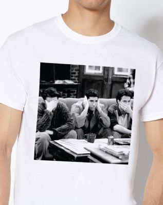 Three Wise Guys Couch Photo T Shirt - Friends