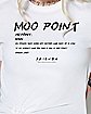 Moo Point Definition T Shirt - Friends