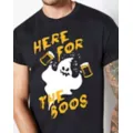Here for the Boos T Shirt at Spirit Halloween