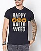 Happy Hallo Weed T Shirt