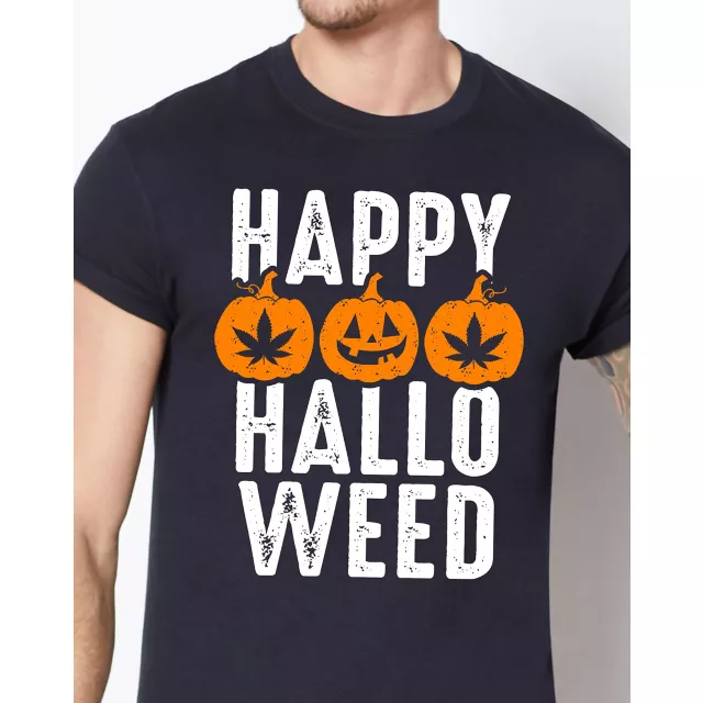 Happy Hallo Weed T Shirt at Spirit Halloween