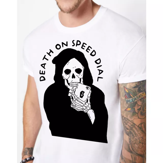 Death on Speed Dial T Shirt at Spirit Halloween