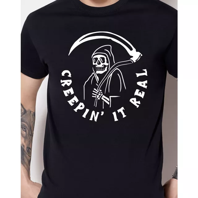 Creep It Real Skull T Shirt at Spirit Halloween