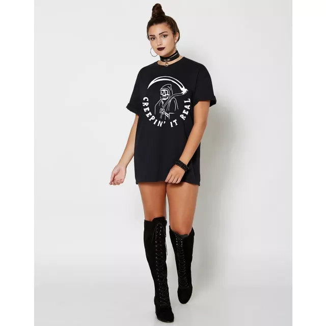 Creep It Real Skull T Shirt at Spirit Halloween