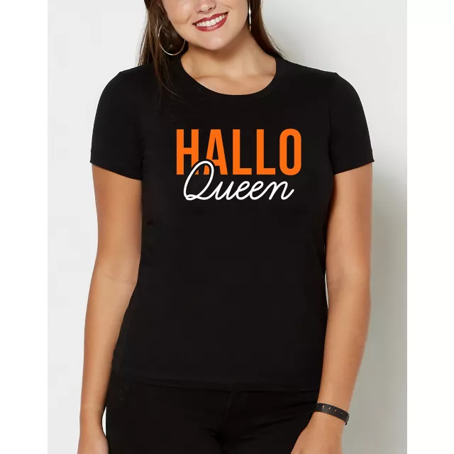 Hallo Queen T Shirt at Spirit Halloween