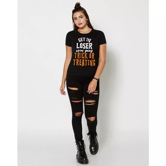 Get in Loser Trick or Treating T Shirt at Spirit Halloween