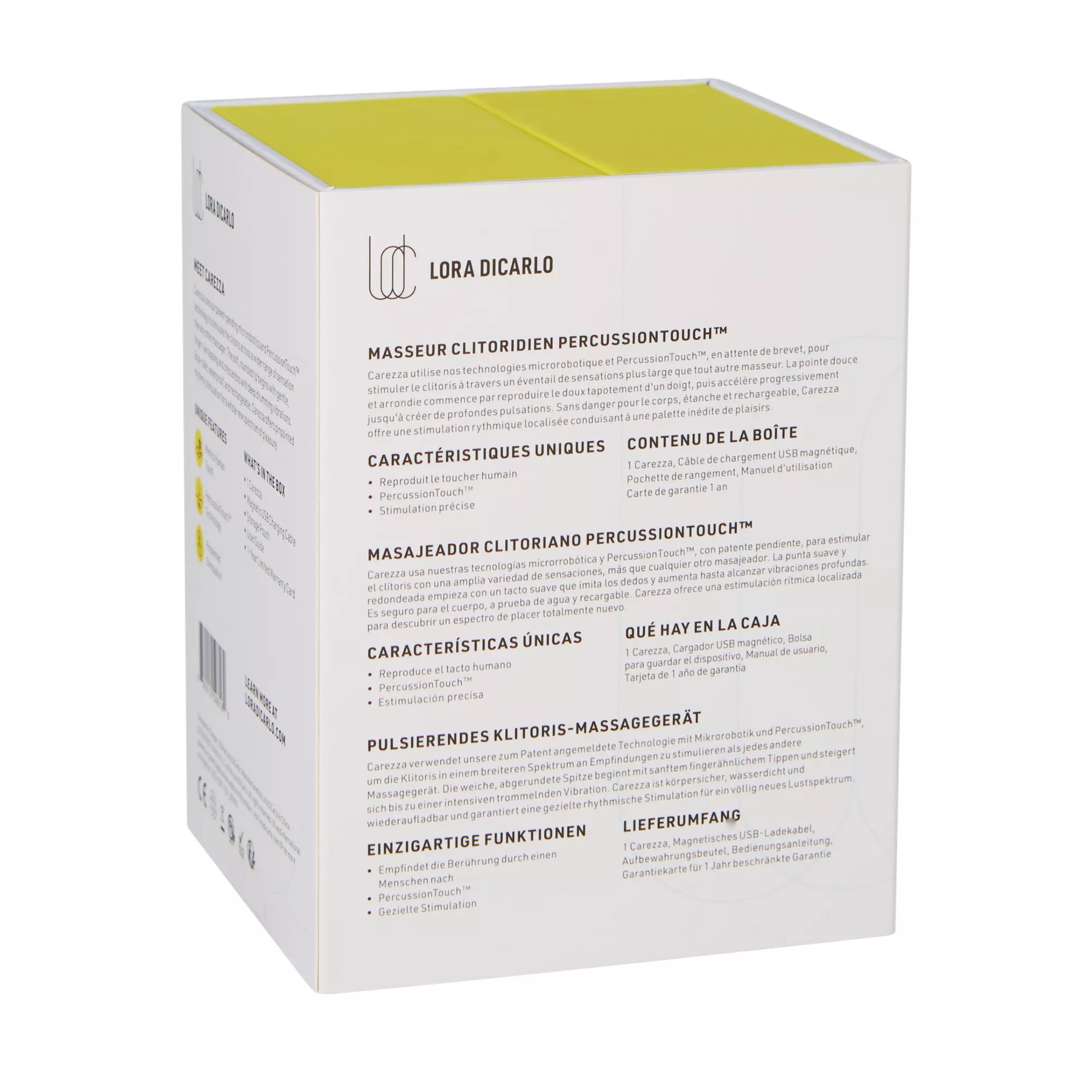 Carezza Rechargeable Waterproof Clitoral Massager - Lora DiCarlo at Spencer's