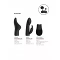 Rechargeable Vibrator and Bondage Sex Toy Kit at Spencer's