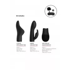 Rechargeable Vibrator and Bondage Sex Toy Kit at Spencer's