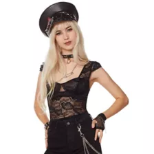 Lace Trim Bodysuit at Spirit Halloween