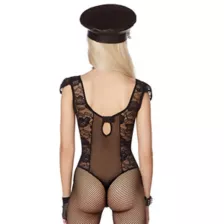 Lace Trim Bodysuit at Spirit Halloween