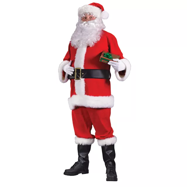 Adult Flannel Santa Suit at Spencer's
