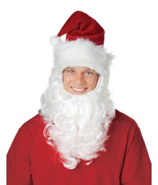 Santa Wig with Hat and Beard