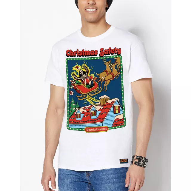 Christmas Safety T Shirt - Steven Rhodes at Spencer's