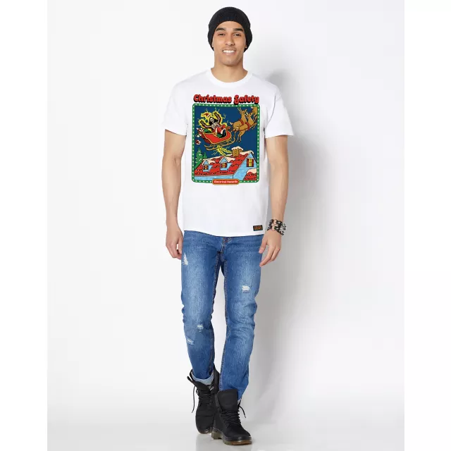Christmas Safety T Shirt - Steven Rhodes at Spencer's