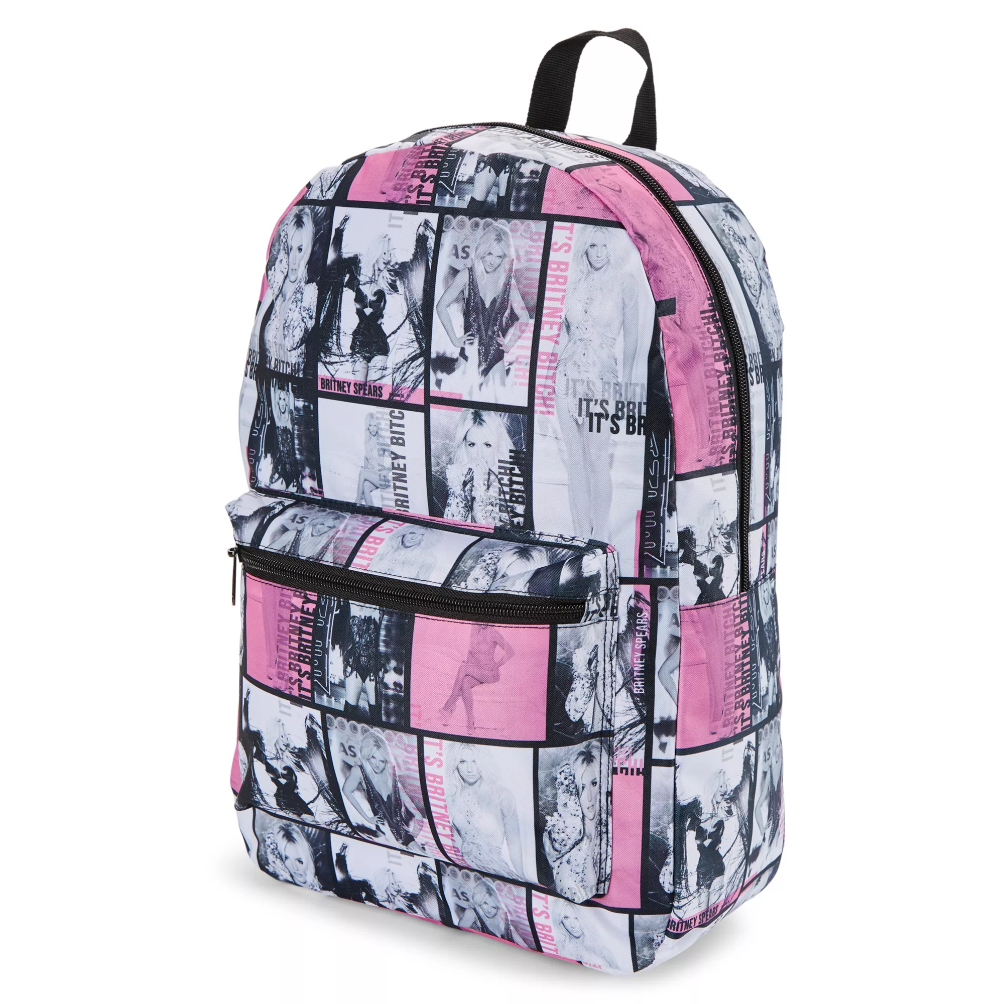 Poses Britney Spears Backpack at Spencer's