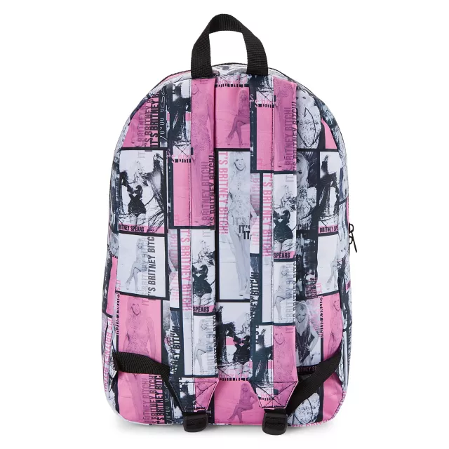 Poses Britney Spears Backpack at Spencer's