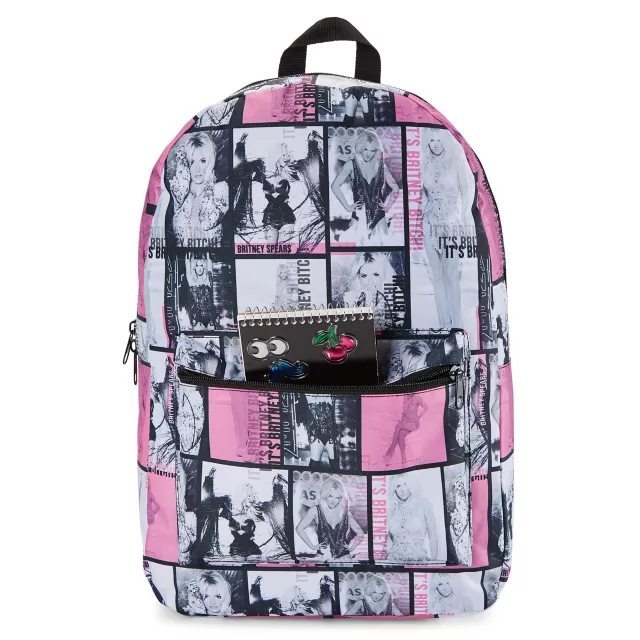 Poses Britney Spears Backpack at Spencer's