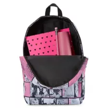 Poses Britney Spears Backpack at Spencer's