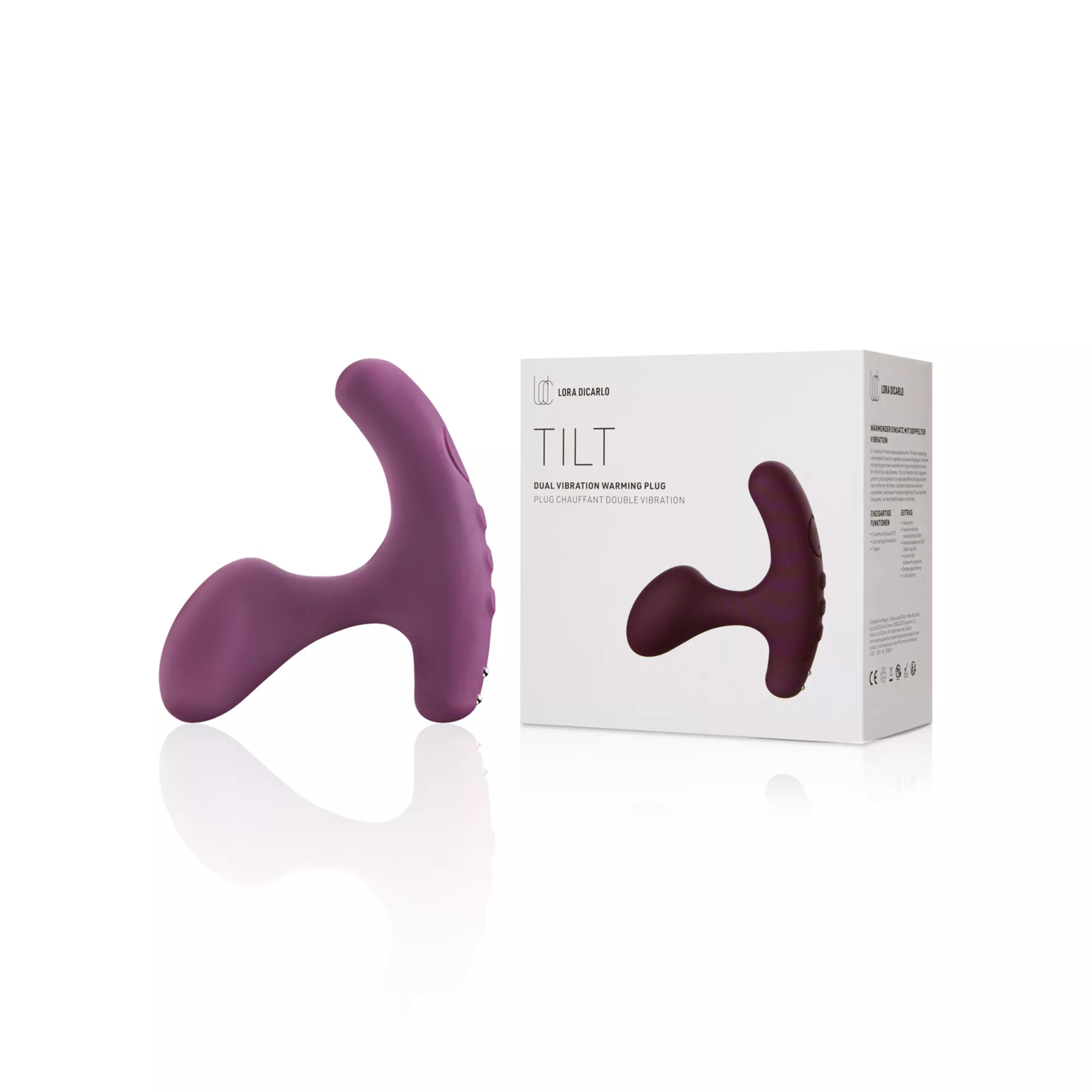 Tilt Warming Waterproof Rechargeable Plug - Lora DiCarlo at Spencer's