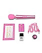 Pink Glitter Glimmer Wand Vibrator Kit