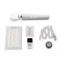 White Glitter Glimmer Wand Vibrator Kit at Spencer's