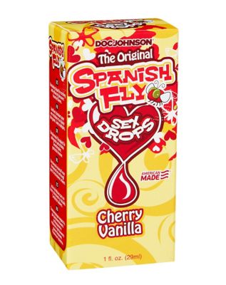 Spanish Fly Cherry Vanilla Drops 1 oz. - Doc Johnson