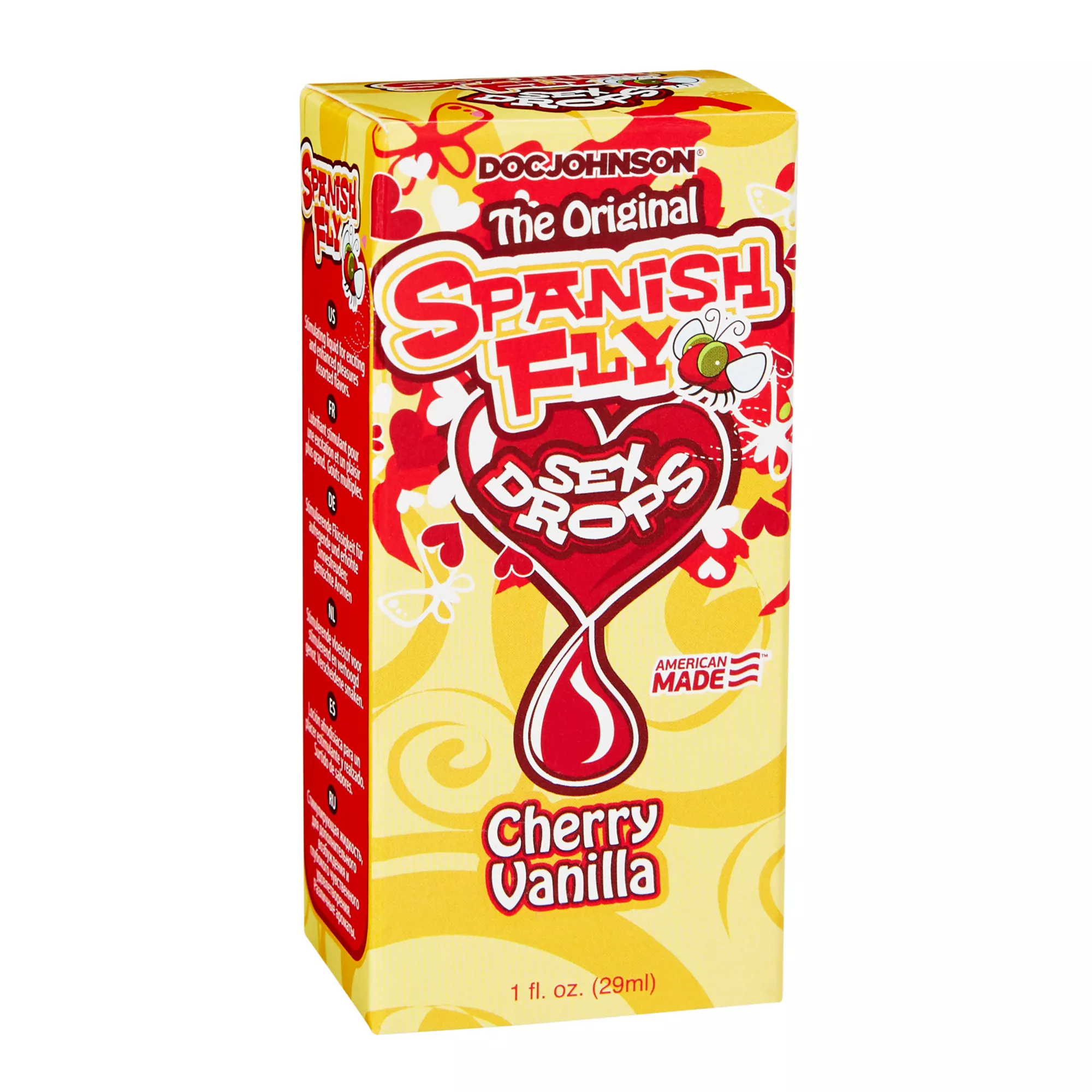Spanish Fly Cherry Vanilla Drops 1 oz. - Doc Johnson at Spencer's