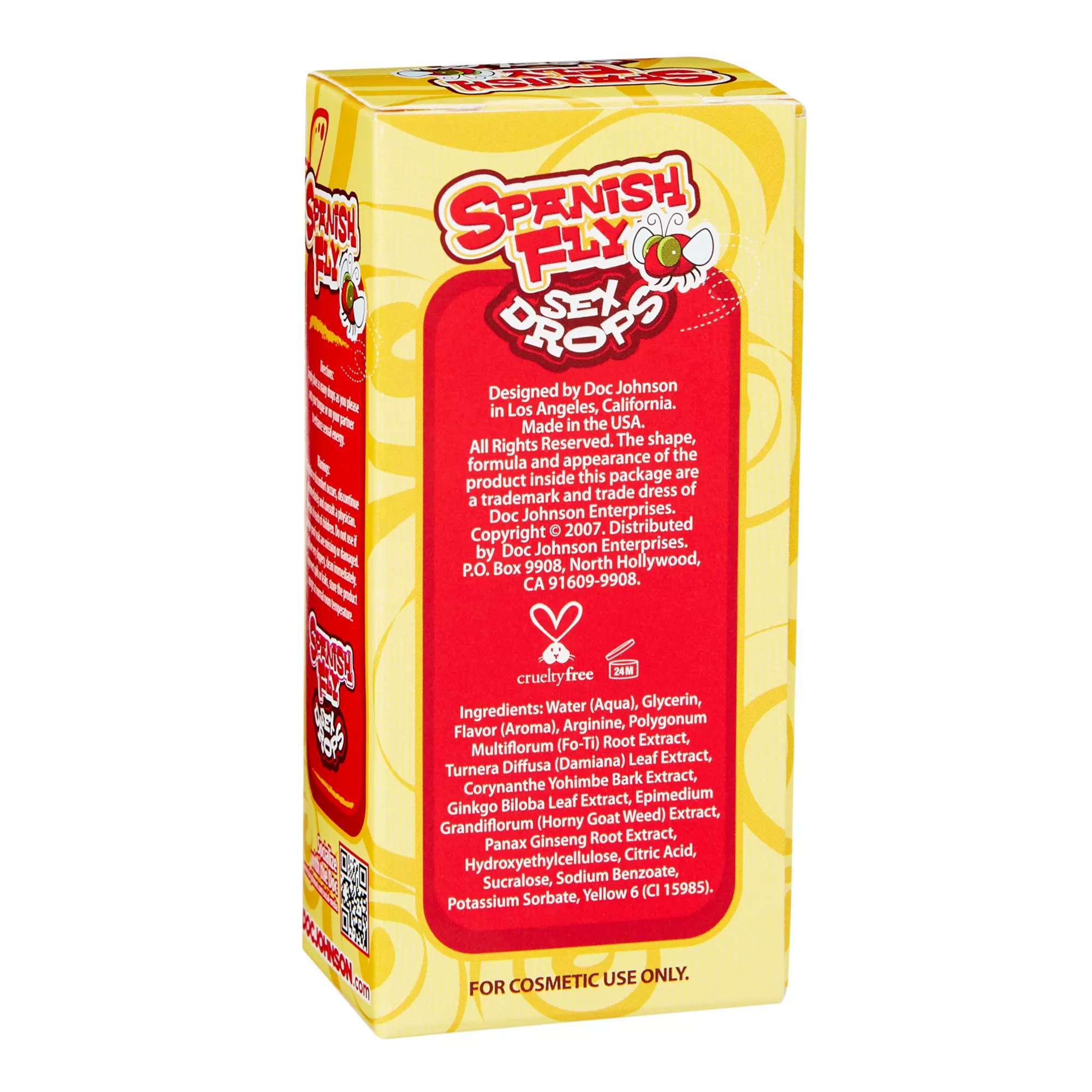 Spanish Fly Cherry Vanilla Drops 1 oz. - Doc Johnson at Spencer's