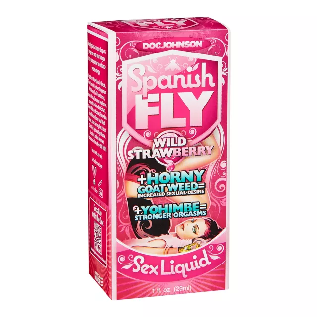 Spanish Fly Wild Strawberry Drops 1 oz. - Doc Johnson