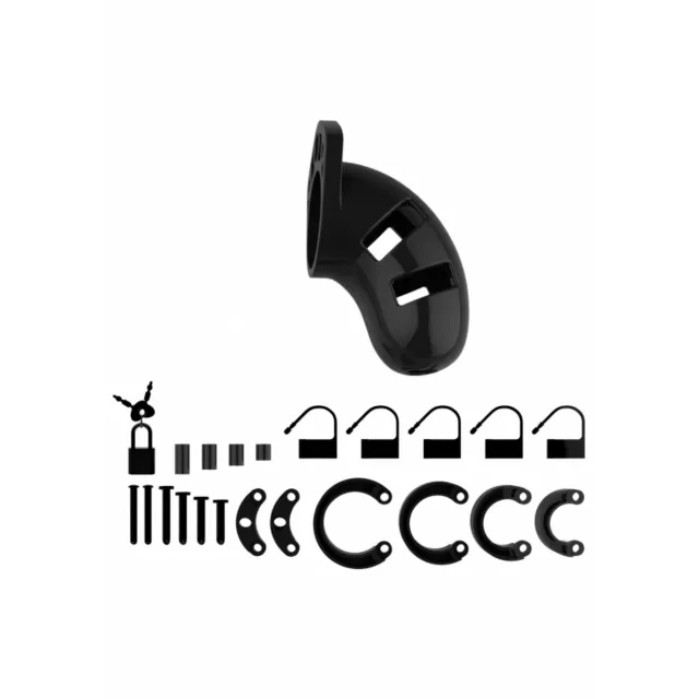 Black ManCage Chastity Cage - 3.5 Inch at Spencer's