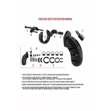 Black ManCage Chastity Cage - 3.5 Inch at Spencer's