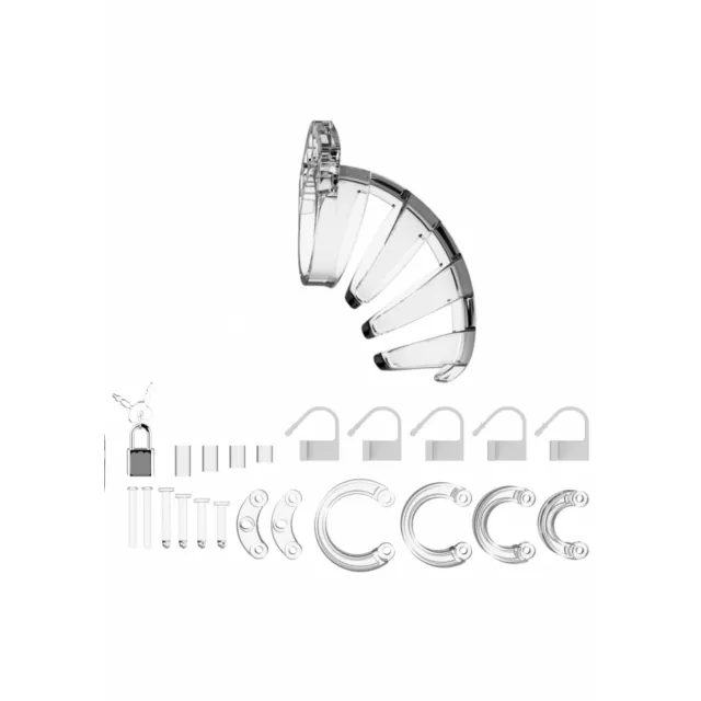 Clear ManCage Breathable Chastity Cage - 3.5 Inch at Spencer's