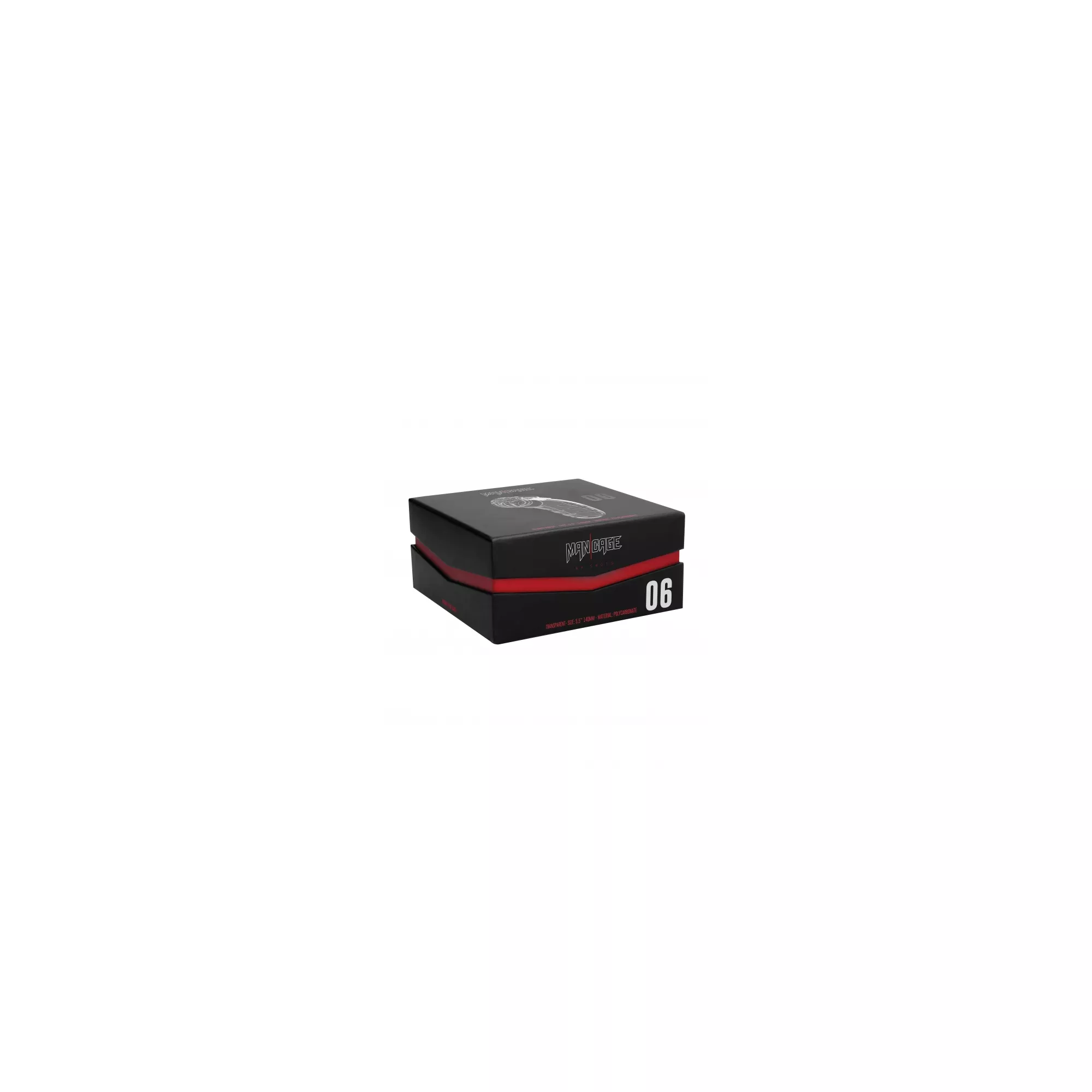 Clear ManCage Breathable Chastity Cage - 5.5 Inch at Spencer's