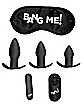 Blindfold, Vibrator and Butt Plug Sex Toy Kit