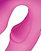 Pink Vibrating Strapless Strap On Dildo with Remote Control - 9 Inch