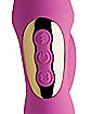 Pink Vibrating Strapless Strap On Dildo with Remote Control - 9 Inch