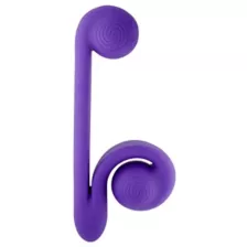 Multi-Function Purple Rechargeable Waterproof Snail Vibrator 9.5 Inch at Spencer's
