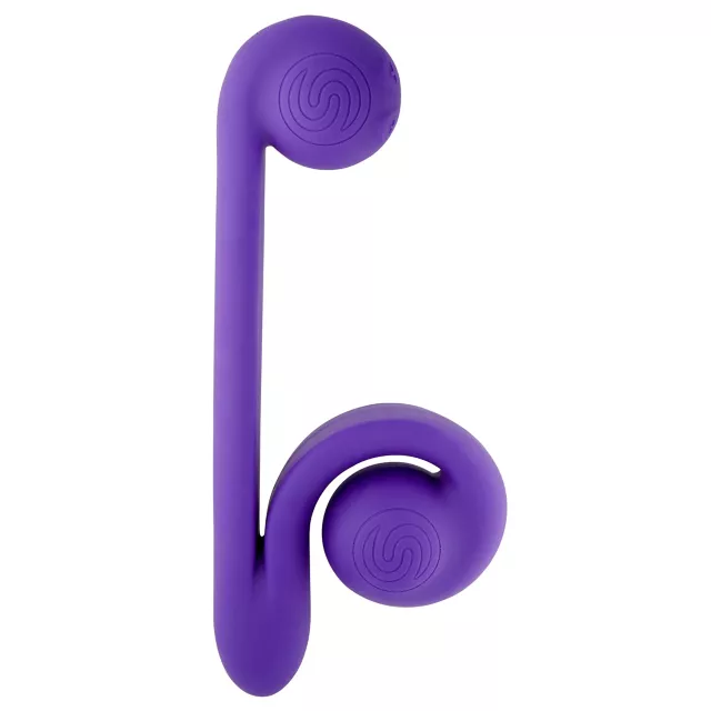 Multi-Function Purple Rechargeable Waterproof Snail Vibrator 9.5 Inch at Spencer's