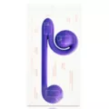 Multi-Function Purple Rechargeable Waterproof Snail Vibrator 9.5 Inch at Spencer's