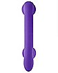 Multi-Function Purple Rechargeable Waterproof Snail Vibrator 9.5 Inch