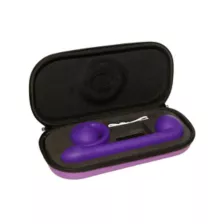 Multi-Function Purple Rechargeable Waterproof Snail Vibrator 9.5 Inch at Spencer's